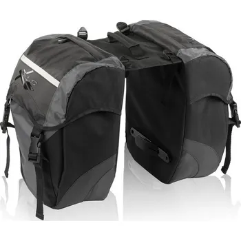 brašna na kolo brašna XLC BA-S36 Carry More dvojitá černá/antracit