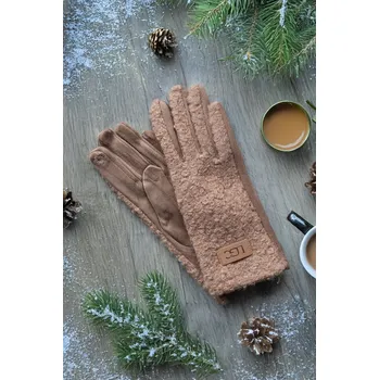 Rukavice Orchidej Prstové rukavice FROSTY Barva: Oříšková