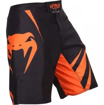 Zápasnické kraťasy "Challenger Black Neo Orange" - Venum
