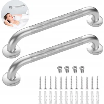 Madlo do koupelny 2X KOUPELNOVÉ DRŽÁDLO ROVNÉ MADLO DO VANY NEREZOVÉ ZÁBRADLÍ NA ZEĎ 40cm