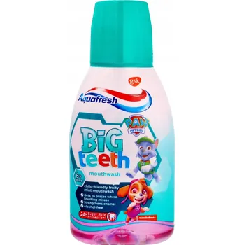 Dentální hygiena Aquafresh Big teeth ústní voda pro děti 6+ 300 ml