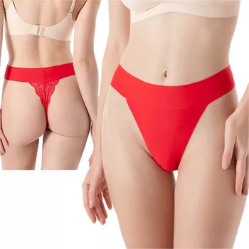 Dámské spodní prádlo JULIMEX STRING SCARLET MAXI XL ČERVENÉ