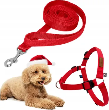 Postroj pro psa Sada pro psy, kteří tahají: Postroj Easy Walk S + Vodítko 3m POHODLNÉ a PEVNÉ