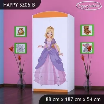 Dětská skříň Dětská skříň PRINC A PRINCEZNA - TYP 6B
