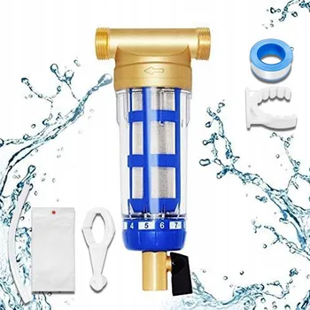 vodní filtr 3/4" Mosazný předfiltr na vodu, samočisticí