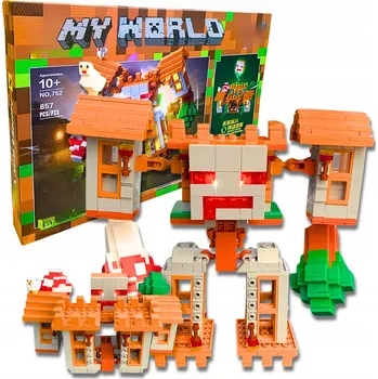 ostatní stavebnice Stavebnice Pevnostní robot 2v1 LED domeček Herní sada kostek Module World