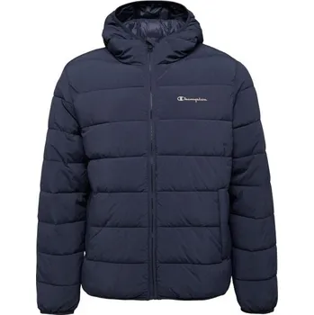 Pánská bunda Pánská zimní bunda Champion HOODED M Tmavě modrá, Bílá