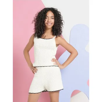 Dívčí spodní prádlo Sinsay - Žerzejová souprava - krémová - 989EK-01X - 989EK-01X-140