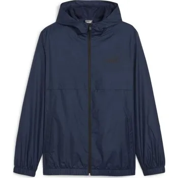 Pánská bunda Puma ESSENTIALS SOLID WINDBREAKER JACKET L Tmavě modrá, Černá
