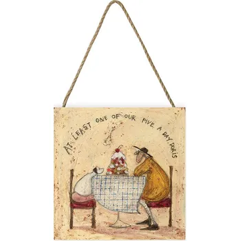 Obraz Dřevěný obraz Sam Toft - At Least One Of Our Five A Day Doris