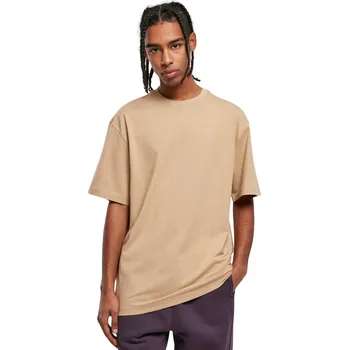 Pánská móda Prodloužené bavlněné rovné pánské triko Urban Classics 180 g/m Barva: béžová union, Velikost: XXL