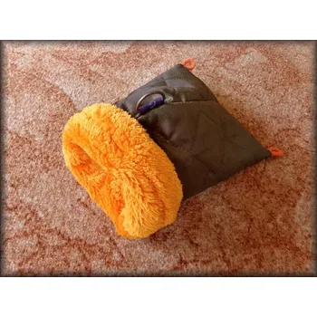 Prošívaný TULIVAK khaki + oranž