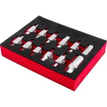 Nářadí pro automobil Univerzální sada klíčů na výpouštěcí zátky olejovych van, převodovek, diferenciálu, 12 dílů, Welzh (Welzh Werkzeug)