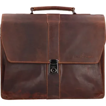 Pánská aktovka Pánská kožená aktovka Greenwood Oliver - hnědá