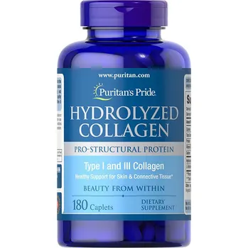 Kloubní výživa Puritan's Pride Hydrolyzed Collagen 1000 mg 180 kapslí