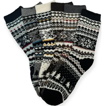 Pánské ponožky Vlněné termoponožky pánské ALPACA PA-646 - 3 páry - 40-43