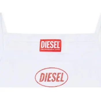 Dámské tričko Dětský bavlněný top Diesel TEDIM T-SHIRT J02584.0GRAI bílá 00X, vel. 156