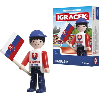 efko Igráček Fanúšik - figurka s vlajkou