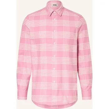 Pánská košile Drykorn Pánská Flanelová Košile Ramis Regular Fit, růžová /...