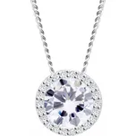 Stříbrný přívěsek Lynx s kubickou zirkonií Preciosa, krystal