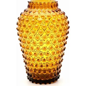 Váza Váza 25cm - Hobnail - Ananas - amber | 87227