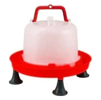 Pro ptáka Napáječka River pro drůbež plastová klobouková, bajonet, s nožičkami Obsah: 5 litrů