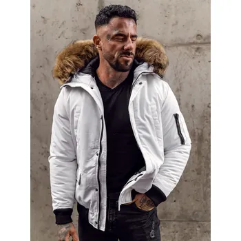 Bílá pánská zimní bunda Bolf 2019 - L