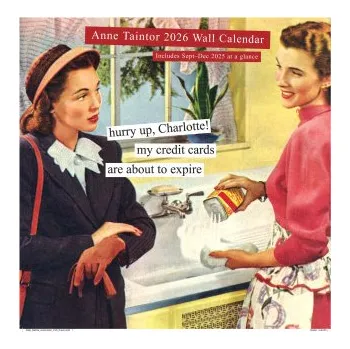 Kalendář Anne Taintor 2026 Wall Calendar (Anne Taintor)(Kalendář)