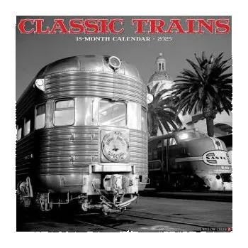 Kalendář Classic Trains 2026 12 X 12 Wall Calendar (Brožovaná)