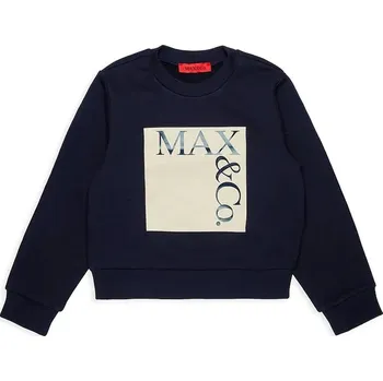 Chlapecká mikina Dětská bavlněná mikina MAX&Co. MAXS3F SWEAT-SHIRT MX0037.MX056 námořnická modř 59X, vel. 164