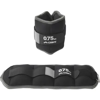 Zátěžové oblečení CRIVIT Manžety se závažím 1.5 kg, 2dílná sada