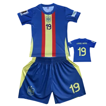 Fotbal Numberoplus Premium Dětský fotbalový dres Komplet Španělsko - Lamine Yamal.Č19 Velikost: 8-let.(vel.122)