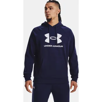 Pánská mikina Pánská mikina Under Armour UA Rival Fleece Logo HD 1379758-410 Modrá XL