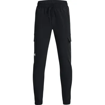 Dětské sportovní tepláky Under Armour PENNANT WOVEN CARGO PANT K černé 1377360-001 - YXS | UK 11 | US 12