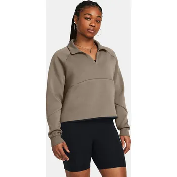 Dámská mikina Dámská mikina Under Armour Unstoppable Flc Rugby Cro 1382746-200 Hnědá MD