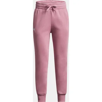 Dívčí tepláky Under Armour UA Rival Fleece Joggers 1379525-697 Růžová YSM