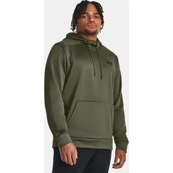 Pánská mikina Pánská mikina Under Armour UA Armour Fleece Hoodie 1373353-390 Zelená XS