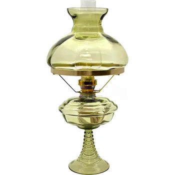 Petrolejová lampa Petrolejová lampa skleněná – lesní zelená - komplet 1 | 85258