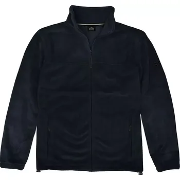 Pánská mikina Velká pánská fleecová mikina s límcem Double Urban Outfitters MFT-7007 tmavě modrá (4XL)