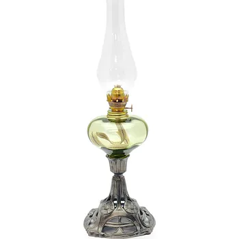 Petrolejová lampa Petrolejová lampa s cínovou nohou - lesní zelená | 81101