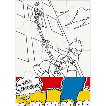 efko Puzzle The Simpsons Vymaluj si obdélník