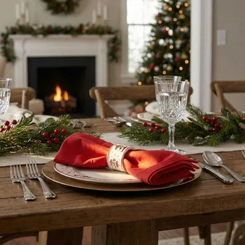 Kroužky na ubrousky s motivem kolotoče EASY LIFE 4,5 cm bílé 4 ks