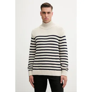 Pánské oblečení Bavlněný svetr Tommy Hilfiger MW0MW41320 béžová 80X, vel. L