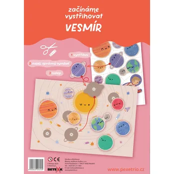 Figurka efko Začínáme vystřihovat Vesmír