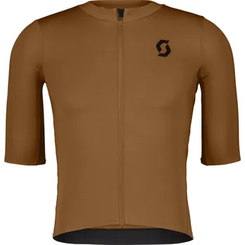 Cyklistické oblečení SCOTT Cyklistický dres s krátkým rukávem - ULTD. TRAINING - hnědá
