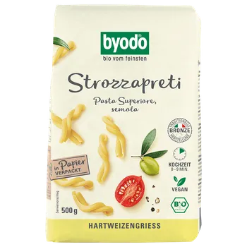 Byodo Strozzapreti semolinové 500 g bio BIO VEGAN Množství: 1 ks
