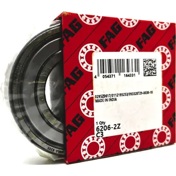 FAG 6206-2Z C3 – radiální kuličkové ložisko s kovovým těsněním