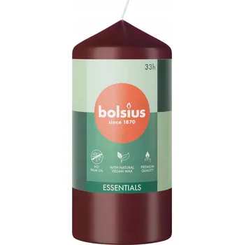 Svíčka Dekorativní parafinová svíčka Bez vůně Bolsius 1 ks