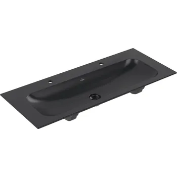 Villeroy & Boch Finion umyvadlo 120x50 cm obdélníkový nábytkový černá 4164C1R7