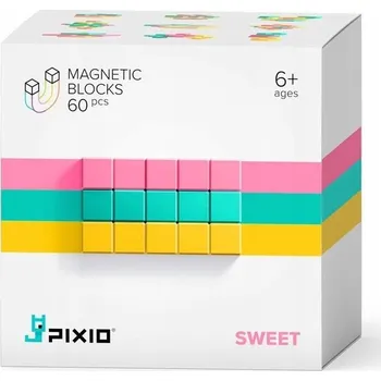 ostatní stavebnice VZDĚLÁVACÍ Magnetické Stavební Stavebnice 60 Dílků pro DĚTI Hračka